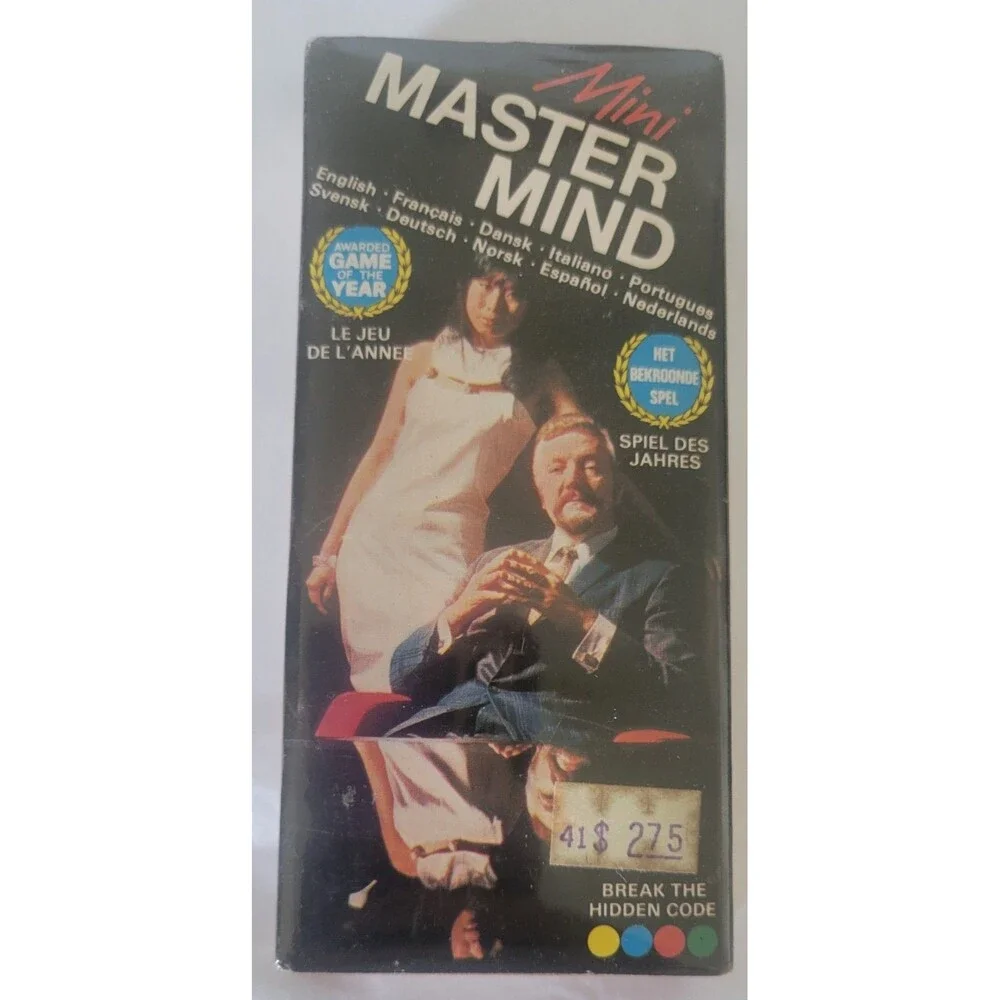 SEALED Mini Master Mind Vintage 1976 Invicta Games Original Strategy Solve